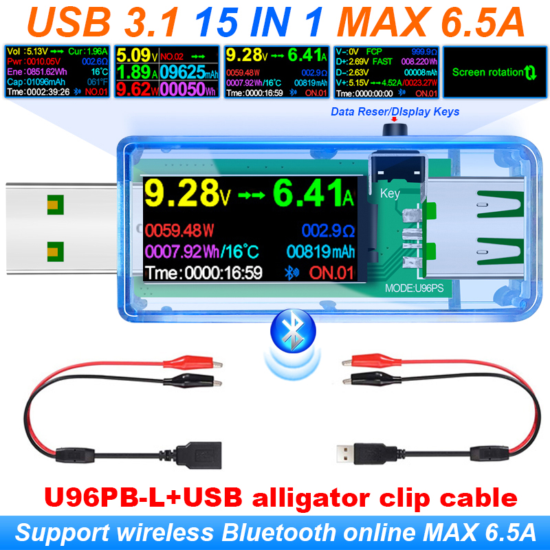 Usb Ammeter Tester - 15 IN 1 USB 3.1 테스터