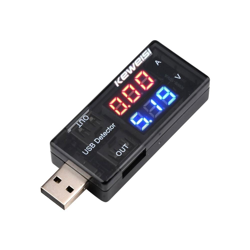 Usb Ammeter Tester - 듀얼 디지털 USB 전류 전압 3-9V
