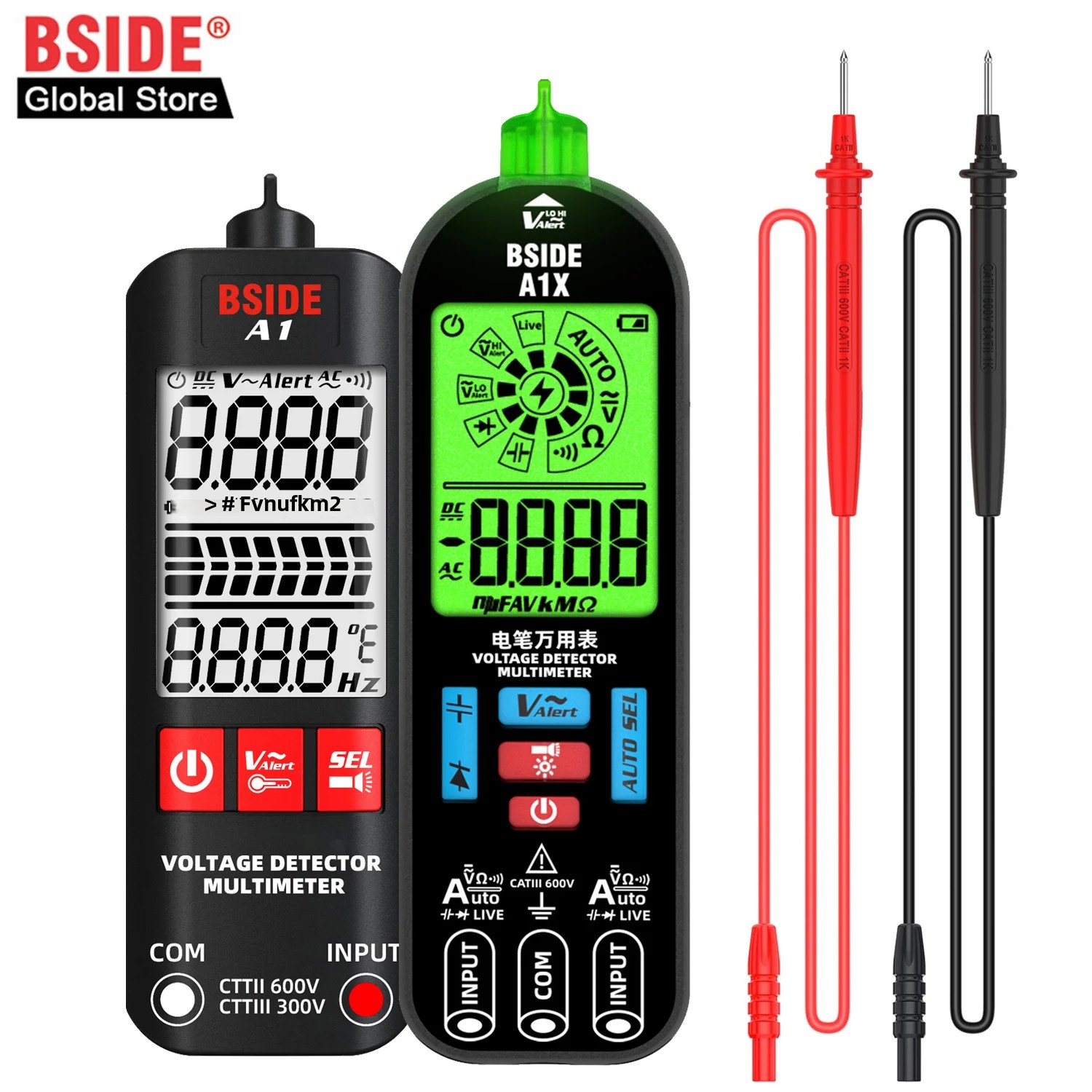 BSIDE A1/A1X 스마트 디지털 멀티미터 전자 U - Usb Ammeter Tester 리뷰 및 가격