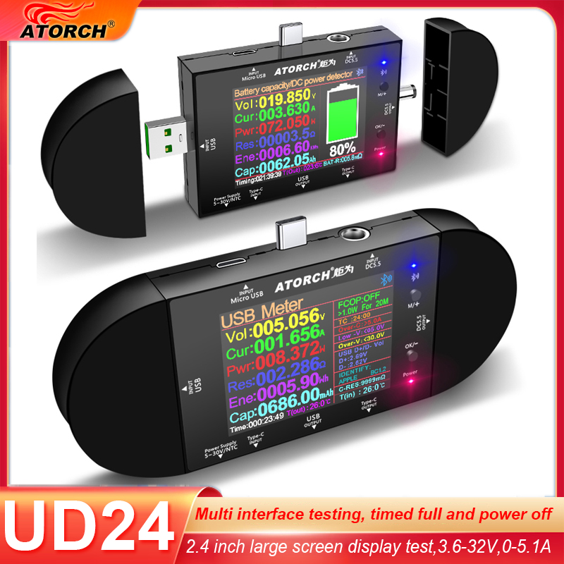 UD24 2.4'인치 USB 테스터 DC5.5 Type - Usb Ammeter Tester 리뷰 및 가격