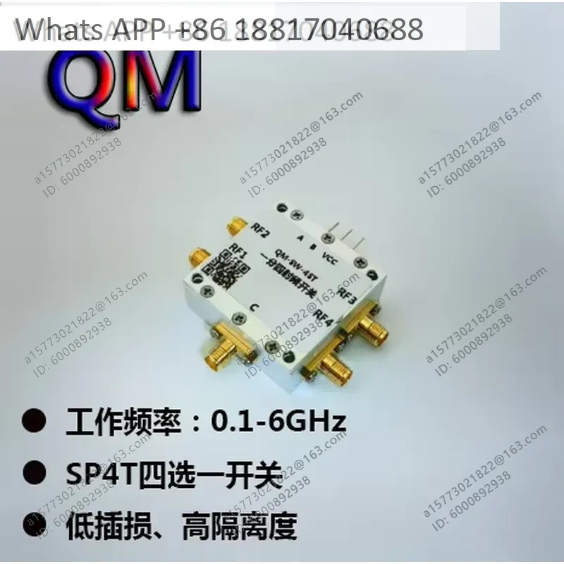 QM-SW-4ST 0.1-6 GHz SP4T 전자 스위 - Qm Electronics & Repair Services 리뷰 및 가격