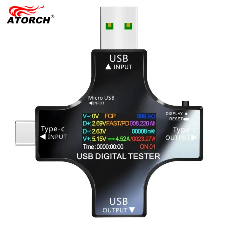 USB 테스터 DC 타입-C PD 디지털 볼트미터 암페 - Usb Ammeter Tester 리뷰 및 가격