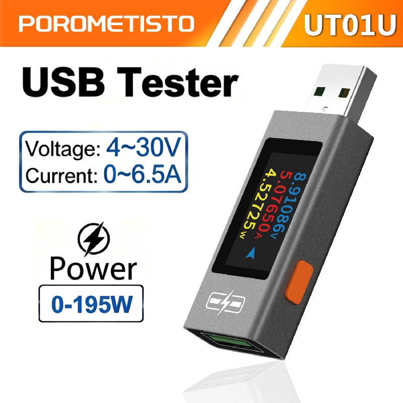 POROMETISTO UT01U USB 테스터 DC 전 - Usb Ammeter Tester 리뷰 및 가격