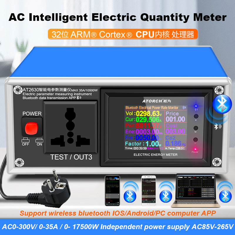 AT2630 AC 전류계 전압계 디지털 전력계 소켓 전 - Usb Ammeter Tester 리뷰 및 가격