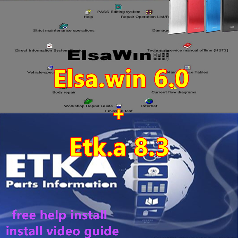 최신 자동차 수리 소프트웨어 엘사윈 6.0 에트카 8. - Electronics Repair Parts 리뷰 및 가격