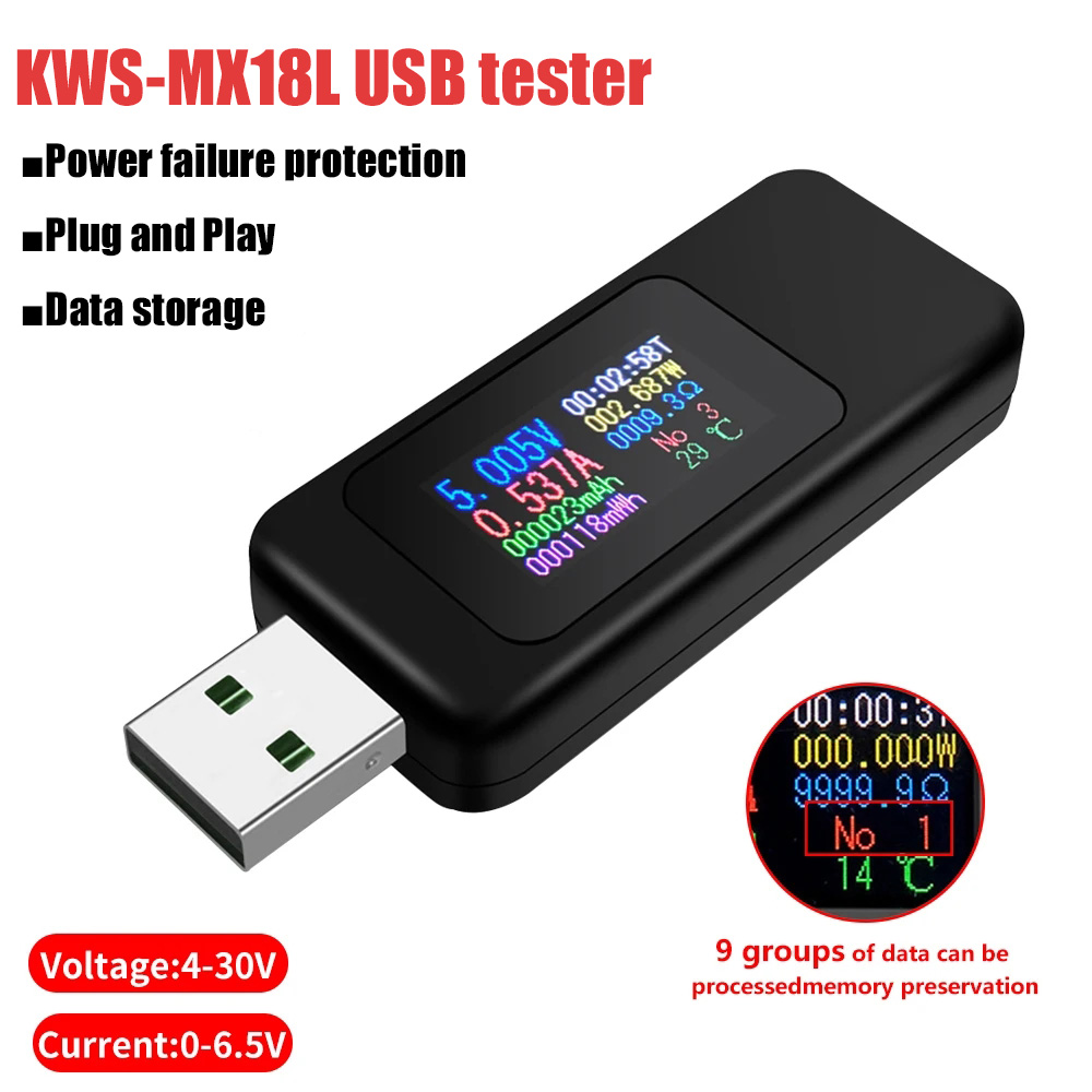 10 in 1 USB 테스터 DC 디지털 전압계 전류계 - Usb Ammeter Tester 리뷰 및 가격